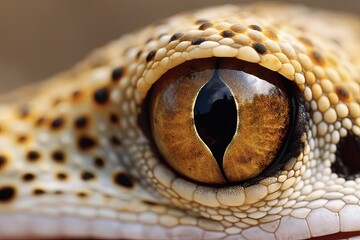 detailed close up of a lizards eye. Generative AI