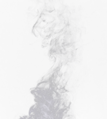 Foto op Plexiglas Rook Water vapor, white and smoke isolated on png or transparent background, fog or mist with cloud pattern. Natural steam, incense burning and foggy air with abstract, smokey puff and misty with gas