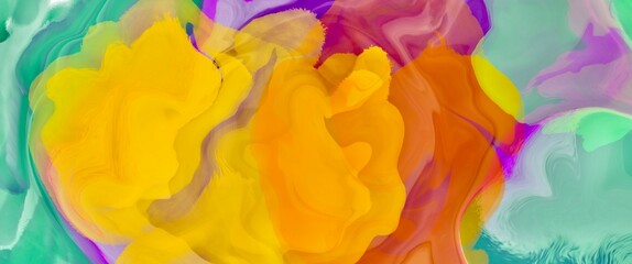 abstract colourful wave background