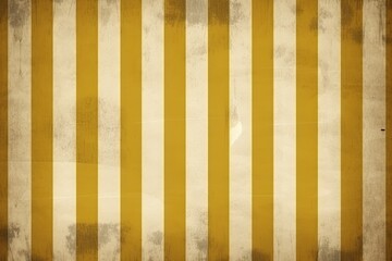 yellow and white striped wallpaper with a grungy effect. Generative AI