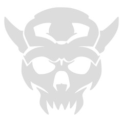 Skull logo mascot art