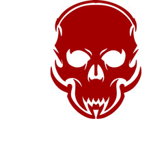 Skull logo mascot art