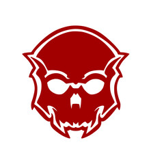 Skull logo mascot art