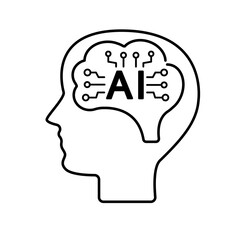 AI brain icon
