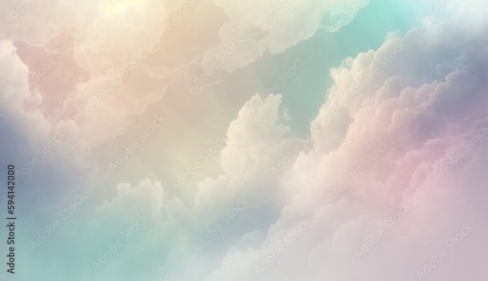 Poster sky soft light 3d rendering illustration of gradient pastel background abstract texture pattern in s