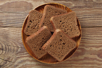 Slices of small rye bread