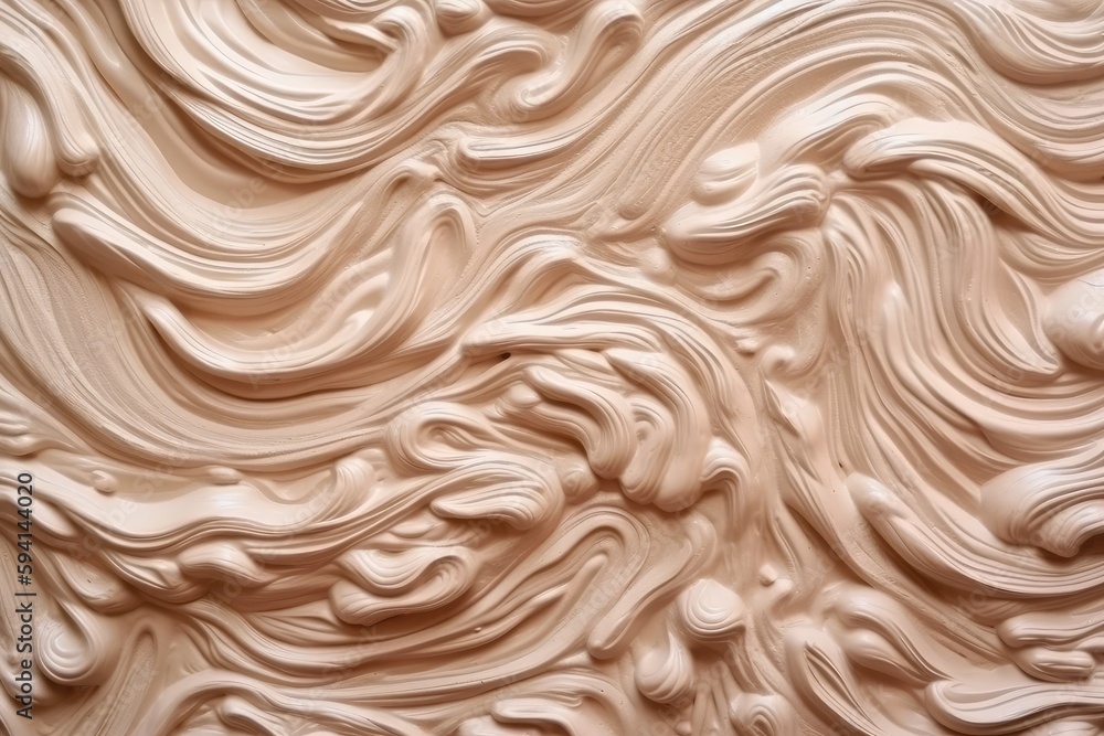 Poster wavy textured surface with intricate lines. generative ai