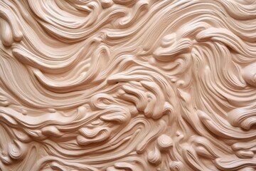 wavy textured surface with intricate lines. Generative AI
