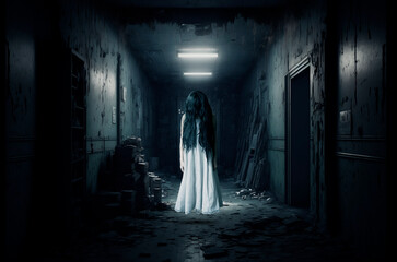 horror movie concept, ghost, horror