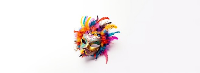 mardi gras mask with generative ai