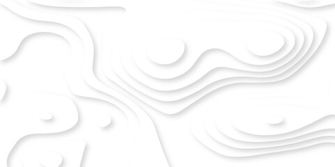 White abstract background 3d realistic design use for ads banner and advertising print design vector. 3d topography relief. Vector topographic illustration.