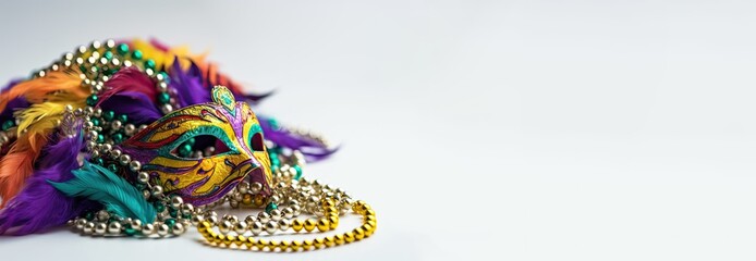 mardi gras mask with generative ai