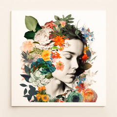 Portrait_of_a_woman_with_lots_of_flowers._Abstract generative AI 