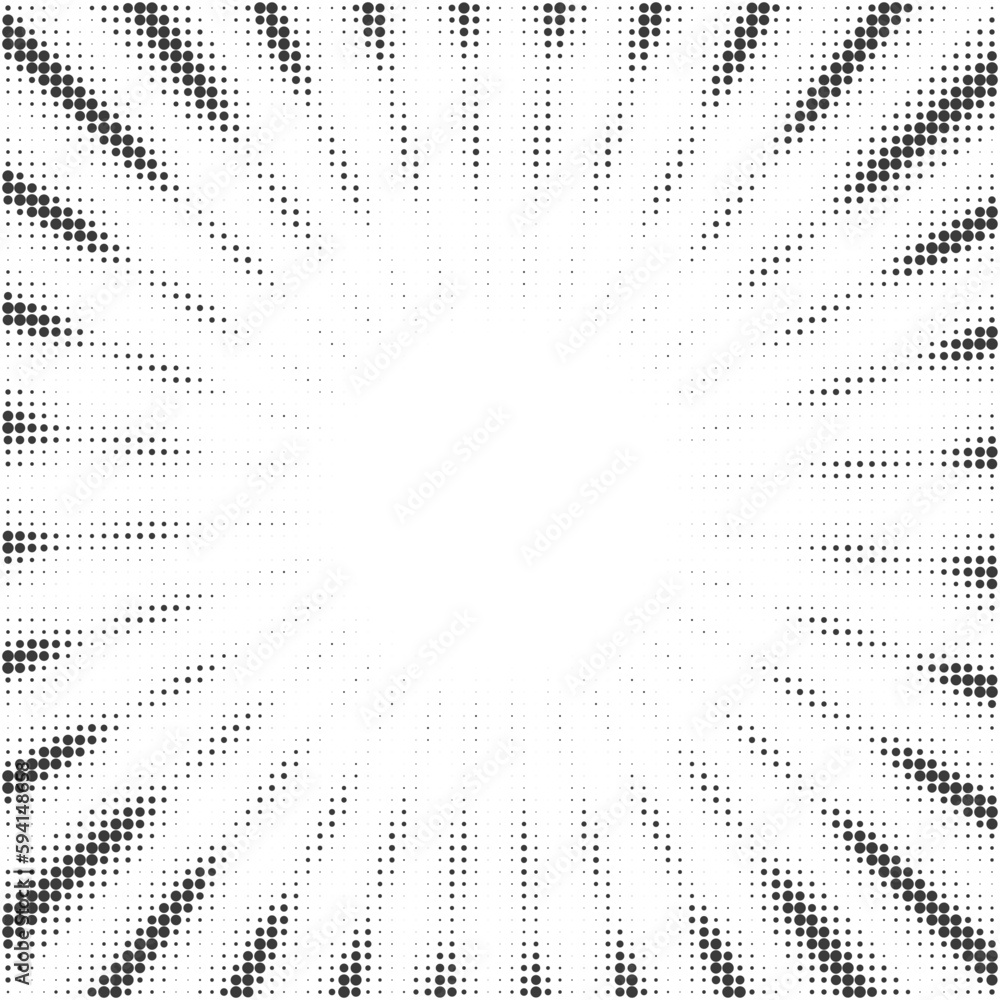 Aufkleber sun rays halftone background. white and grey radial abstract comic pattern. vector explosion abstrac