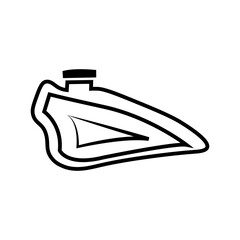 FUEL TANK icon design template vector
