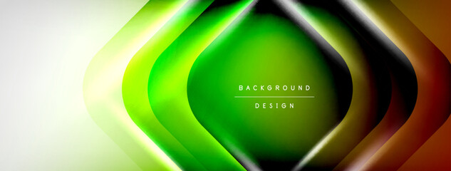 Vector abstract line background with glowing effects and shadows. Vector Illustration For Wallpaper, Banner, Background, Card, Book Illustration, landing page