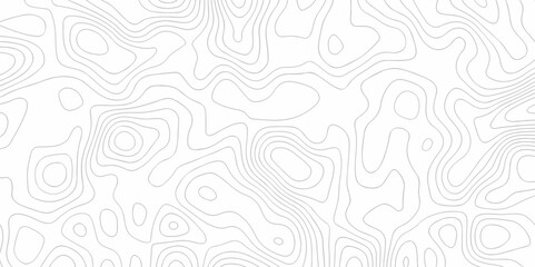 Topographic map. Geographic mountain relief. Abstract lines background. Contour maps. Vector illustration, Topo contour map on white background, Topographic contour lines vector map seamless pattern.