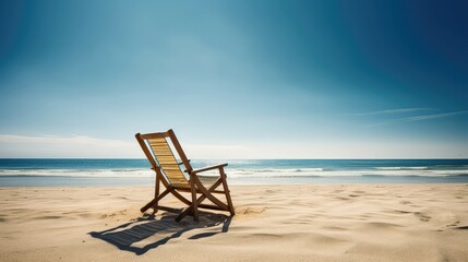 beach landscape  with generative ai
