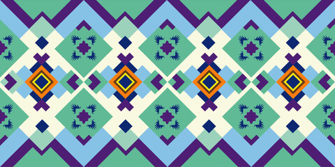 seamless geometric pattern with geometric shapes