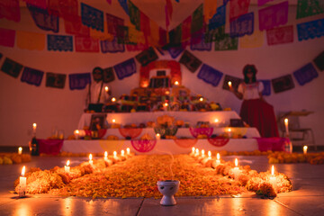 Altar Conmemorativo día de muertos