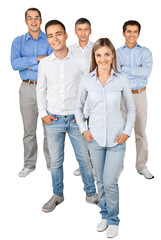 Fototapeta premium Portrait of Confident Business People