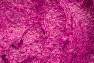 Berry yoghurt ice cream. Smoothies from fresh fruits and berries. Ice cream texture. Delicious sweet dessert close-up as a background.