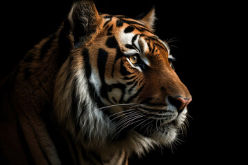 Fototapeta na wymiar close up potrait tiger