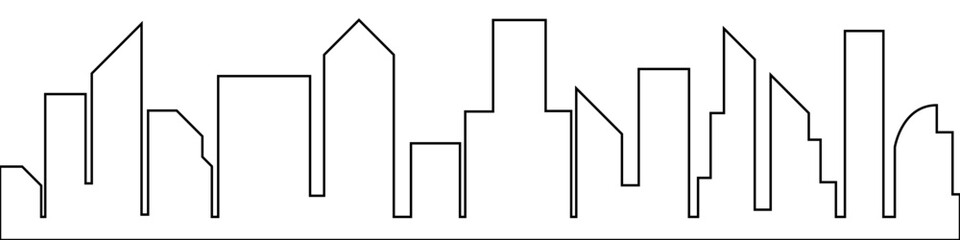 Modern cityscape continuous one line vector drawing. Metropolis architecture panoramic landscape.Black vector city silhouette.Skyline urban border collection.
Автор: designer_things