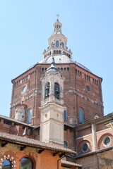 Pavia historic center city village characteristic panorama landscape vision houses