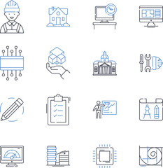 Historical Events line icons collection. Revolution, Renaissance, Medieval, Industrialization, Reformation, Exploration, Colonization vector and linear illustration. Crusades,Enlightenment,Victorian