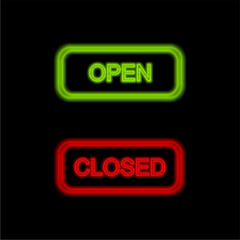 button on black background