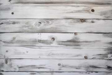 Naklejka premium Wooden background with gray colored horizontal planks. Generative AI illustration