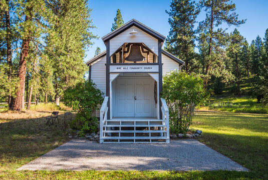 Front View of Small Community Church