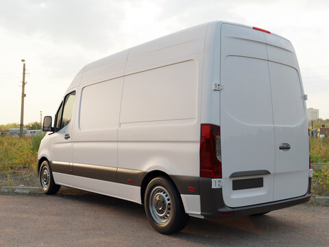 Van Transportation Truck Realistic Render