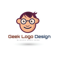 Social Geek Logo design EPS 10