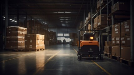 Innovative Smart Warehouse Solutions with AGV Technology - Cutting-Edge Automation Boosting Efficiency and Productivity in Logistics and Transportation for Industry Professionals and Tech Enthusiasts