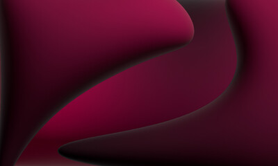 Gradient Magenta Background With 3D Effect