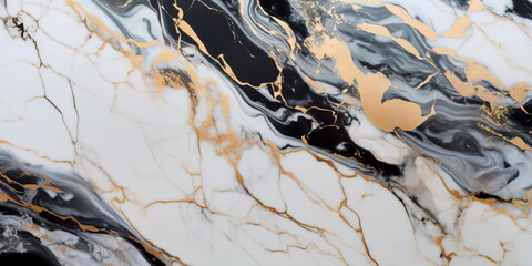 Marble texture design top view of natural tiles stone in seamless glitter pattern and luxurious. Generative AI