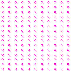 seamless pattern with pink circles
