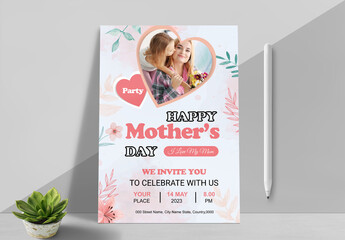 Mothers Day Flyer Design Layout