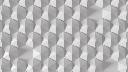 Abstract 3D geometric background.Pattern with white hexagons.