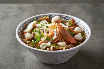 Shrimp seafood rice noodles, Pho noodle