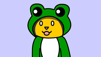 2D Cute Hamster, 2D Cartoon Hamster #4