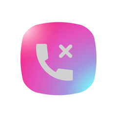 Obraz premium Disconnected Call - Pictogram (icon) 