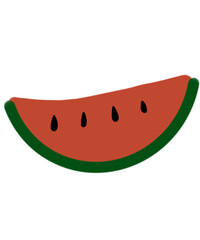 Slice of watermelon
