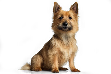 Adorable Norwich Terrier Dog on White Background - Perfect for Your Next Design Project