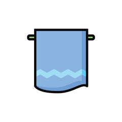 towel icon design vector template
