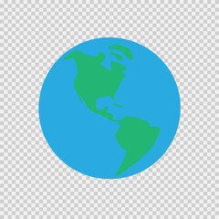 Eearth simple vector illustration eps 10.