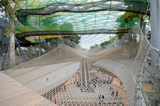 Manulife Canopy Park located inside the Jewal Changi Airport in Singapore.