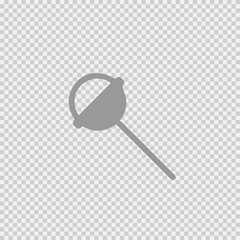 Lollipop vector icon eps 10. Simple isolated illustration.